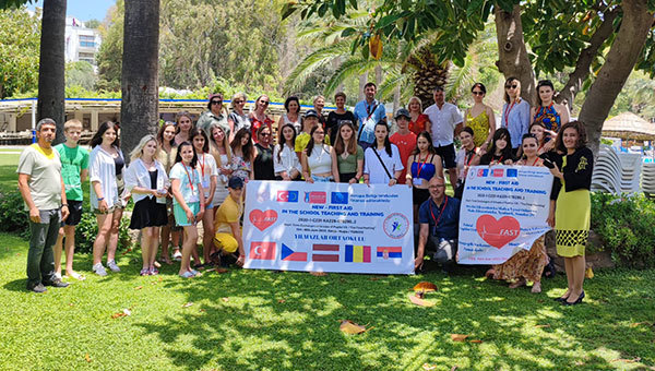 Daugavpils Saskaņas pamatskolas Erasmus+ projekta  “Izglāb draugu!” nodarbības Turcijā